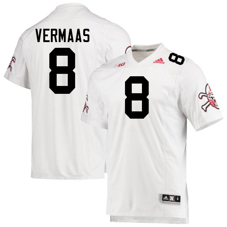 Caden VerMaas Nebraska Jersey,Nebraska Cornhuskers Football Uniforms,Jersey-Blackshirt Away